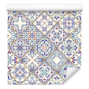 Tapeta Kolorowa Mozaika, Wzory, Do Jadalni