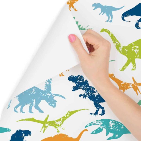Tapeta Kolorowe Dinozaury, Pokój Dziecięcy