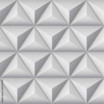 Tapeta Modernistyczne Piramidy - Efekt 3D