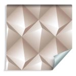 Tapeta Modernistyczny Wzór Geometryczny - Efekt 3D