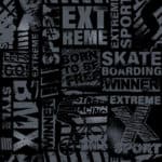 Tapeta Skaterska Typografia