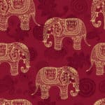 Tapeta Słonie W Orientalnym Stylu