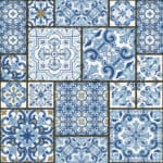 Tapeta Tradycyjna Hiszpańska Mozaika