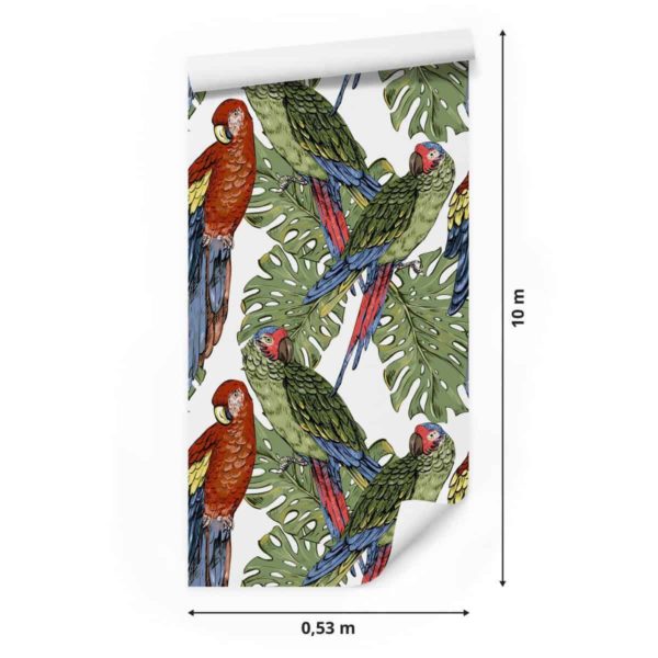 Tapeta – Kolorowe Papugi